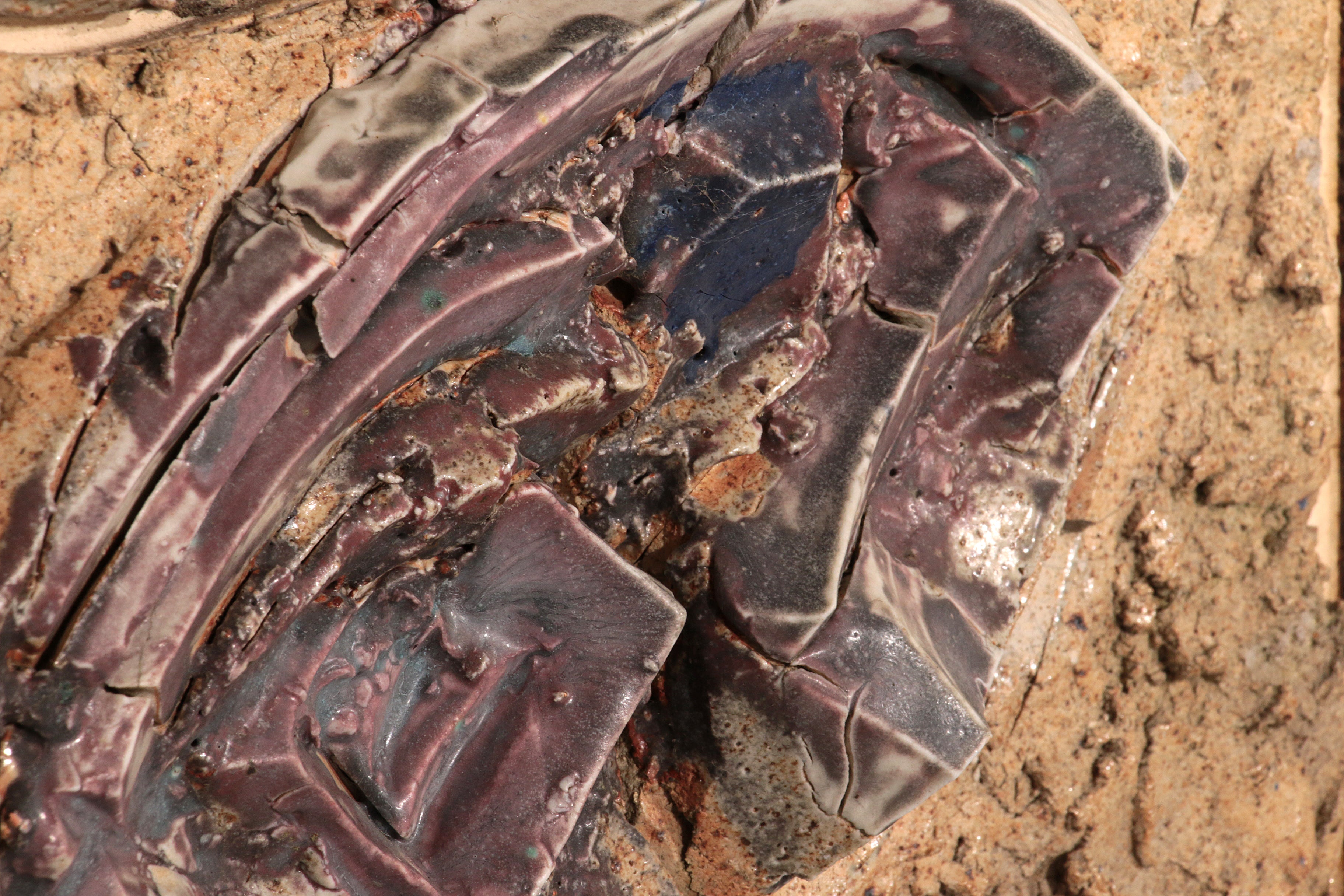 Very rare and Large Wall Till from Tue Poulsen 1970