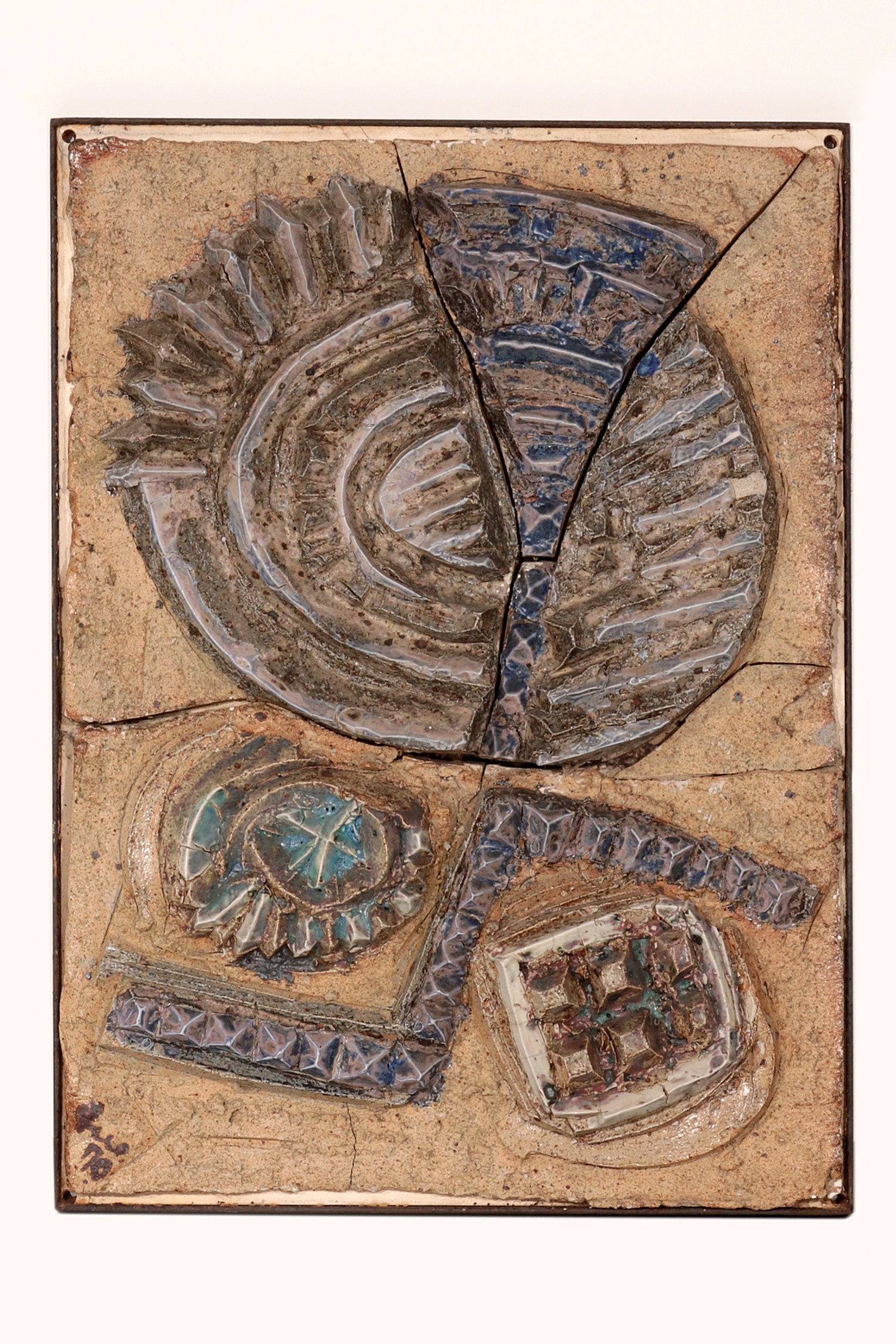 Very rare and Large Wall Till from Tue Poulsen 1970