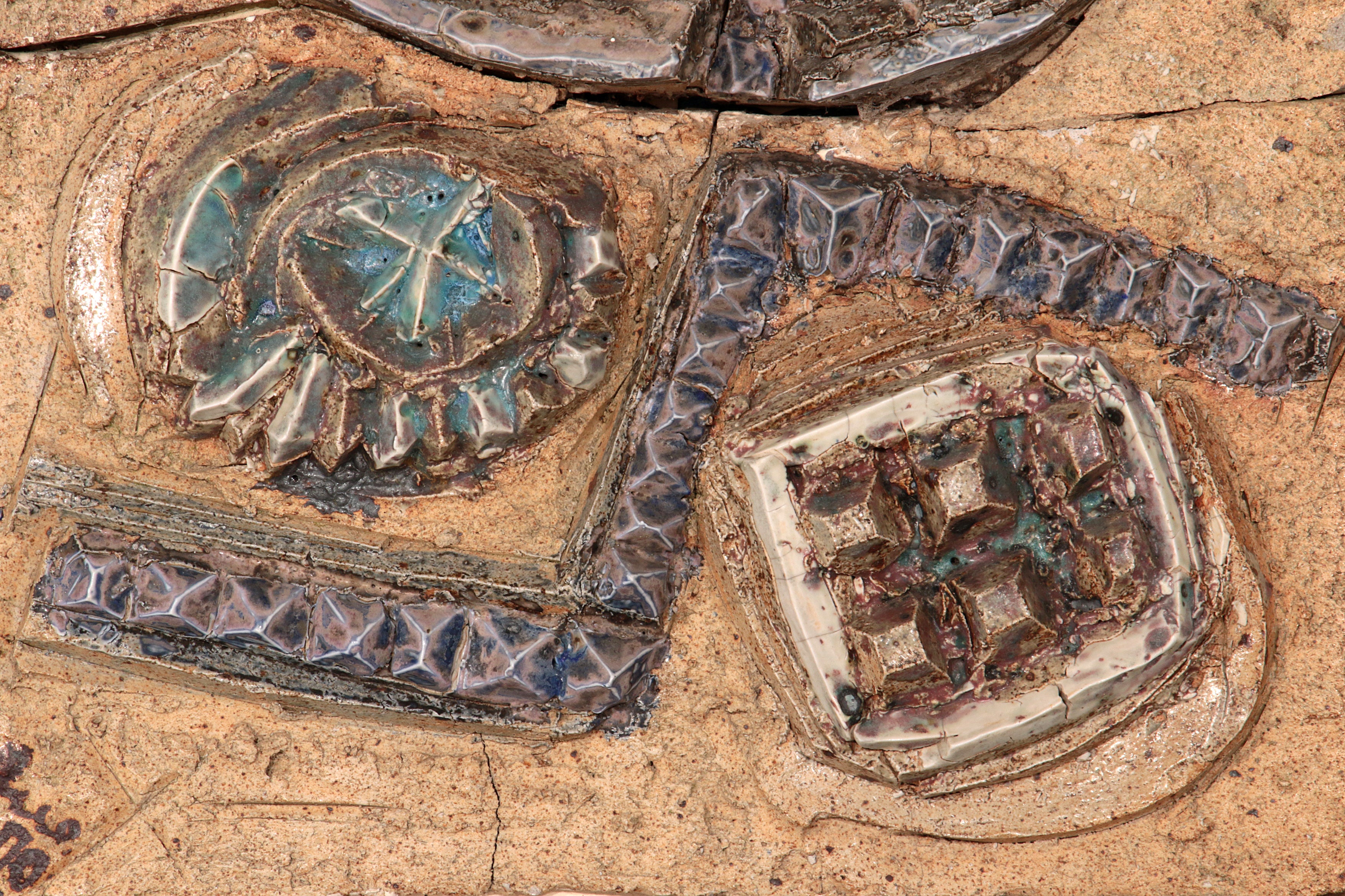 Very rare and Large Wall Till from Tue Poulsen 1970