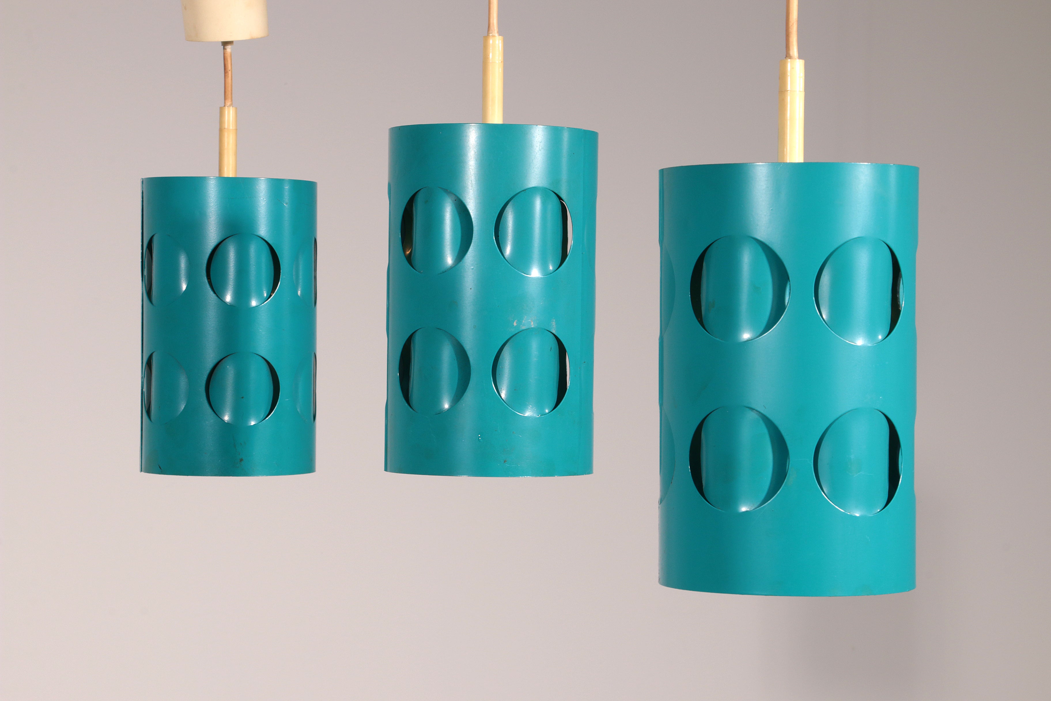 Raak Amsterdam Space Age Pendant Lamp Trio – Iconic Dutch Design