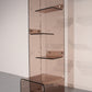 Iconic Michel Dumas Plexiglas Bookcase – 1970s French Space Age Design