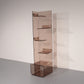 Iconic Michel Dumas Plexiglas Bookcase – 1970s French Space Age Design