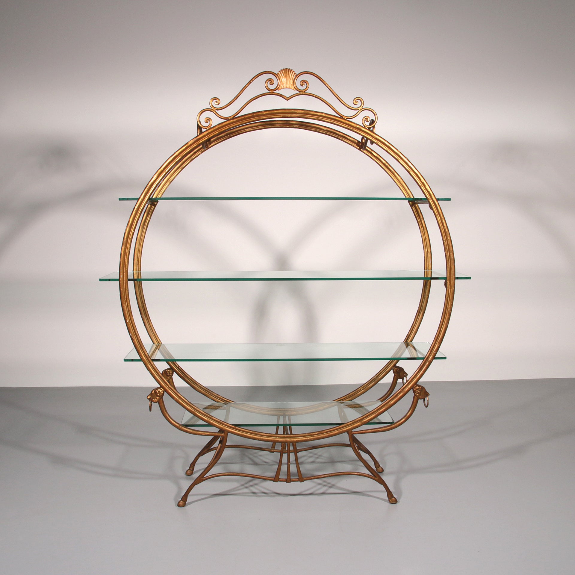 Hollywood Regency Wall Unit or roomdivider from Carlton Hotel Copehagen 1950