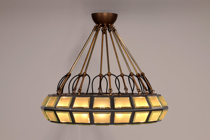 Max Ingrand Chandelier for Fontana Arte Italy 1970