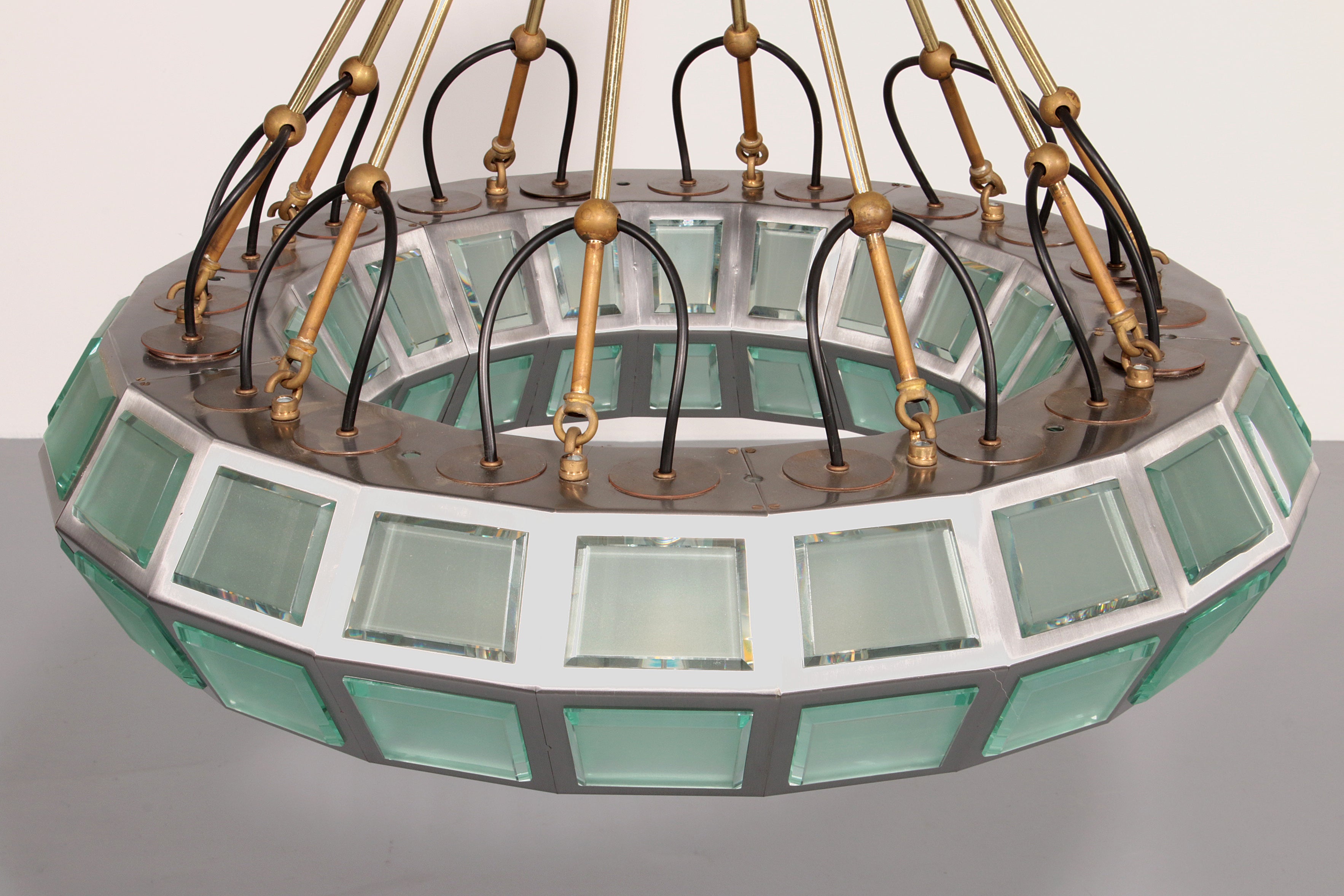 Max Ingrand Chandelier for Fontana Arte Italy 1970
