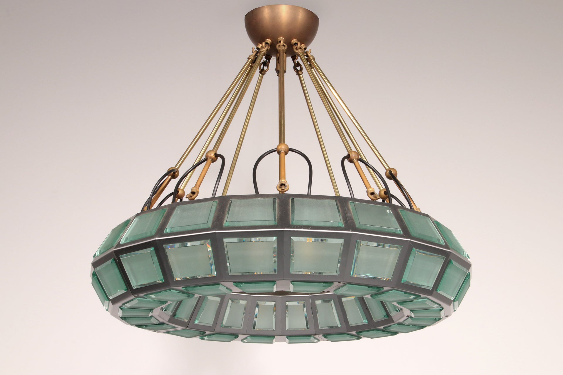 Max Ingrand Chandelier for Fontana Arte Italy 1970