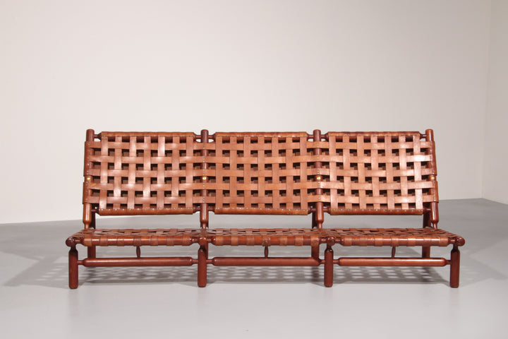 Three-Seater Sofa by Ilmari Tapiovaara for Paolo Arnaboldi, Italy 1957