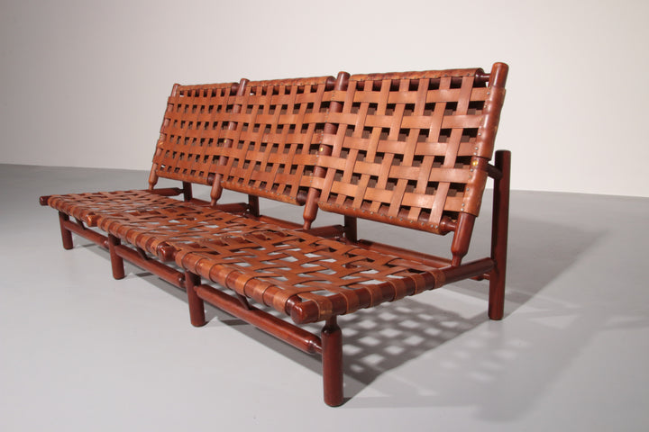 Three-Seater Sofa by Ilmari Tapiovaara for Paolo Arnaboldi, Italy 1957