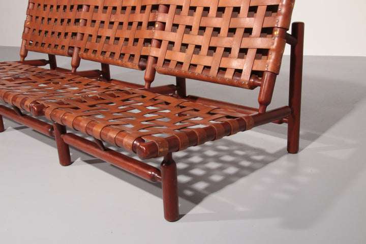 Three-Seater Sofa by Ilmari Tapiovaara for Paolo Arnaboldi, Italy 1957