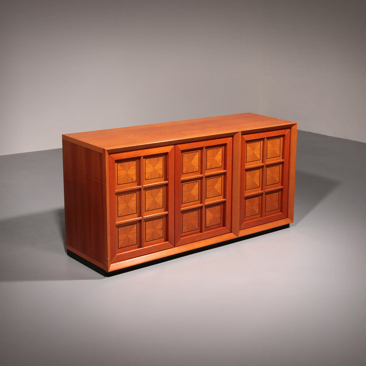 Brutalist Italiaans Sideboard Caccia alla Volpe voor Linea Arredo
