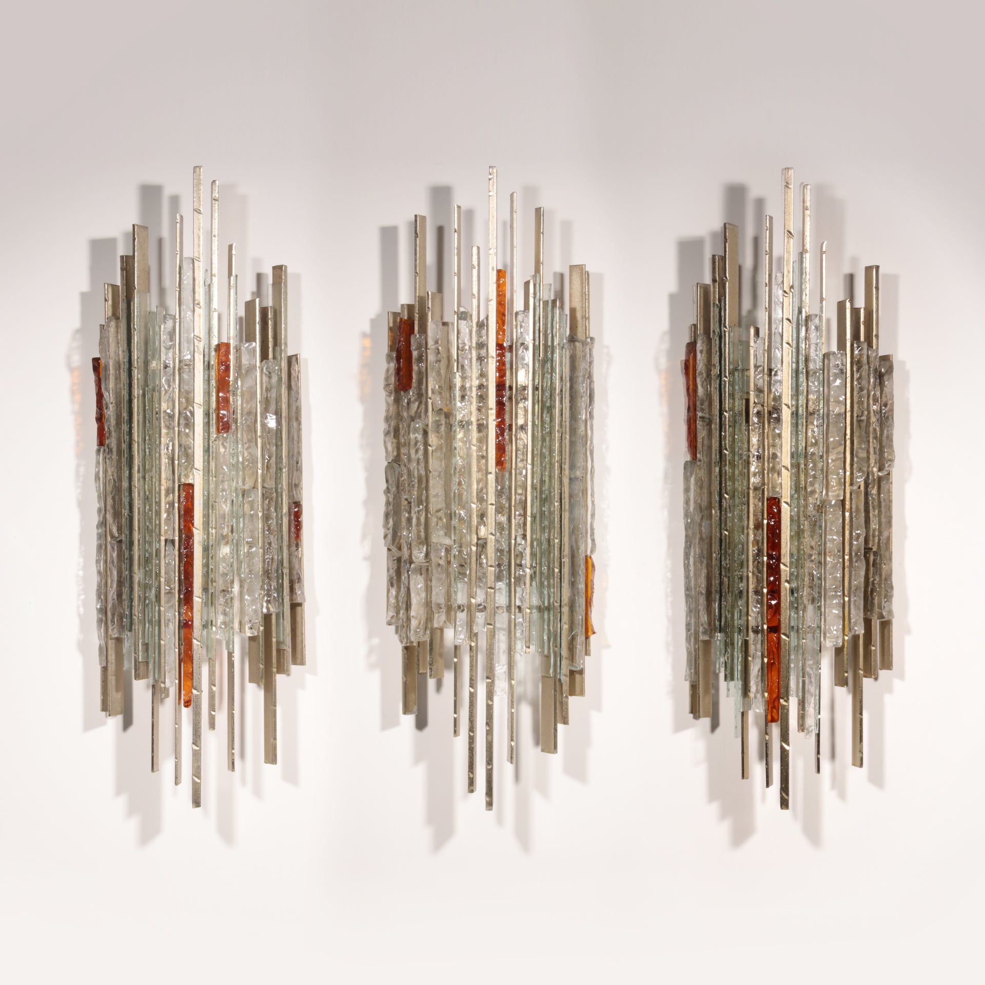 Italian Brutalist Sculptural Wall Lamp by Biancardi & Jordan for Poliarte, 1970s