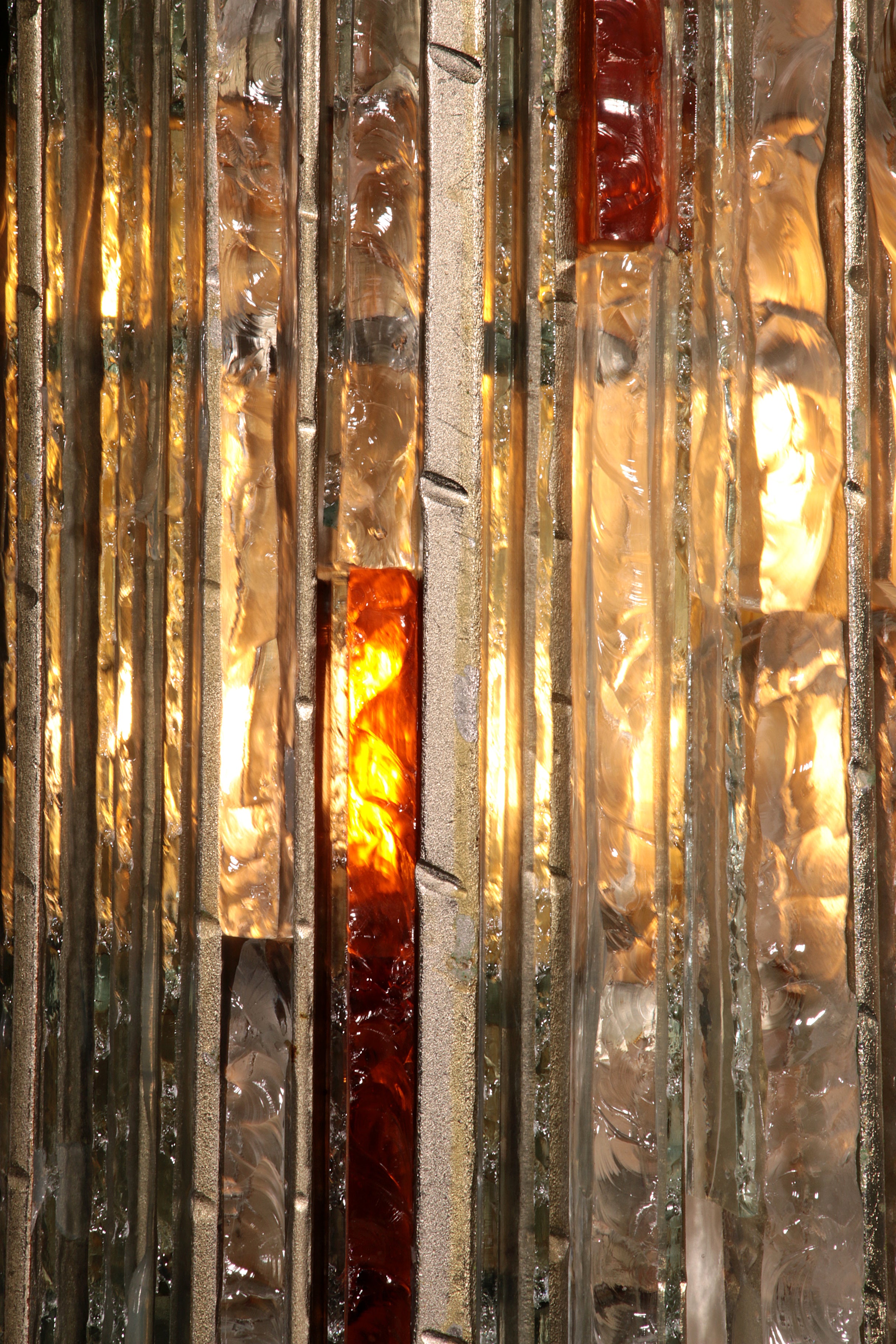 Italian Brutalist Sculptural Wall Lamp by Biancardi & Jordan for Poliarte, 1970s