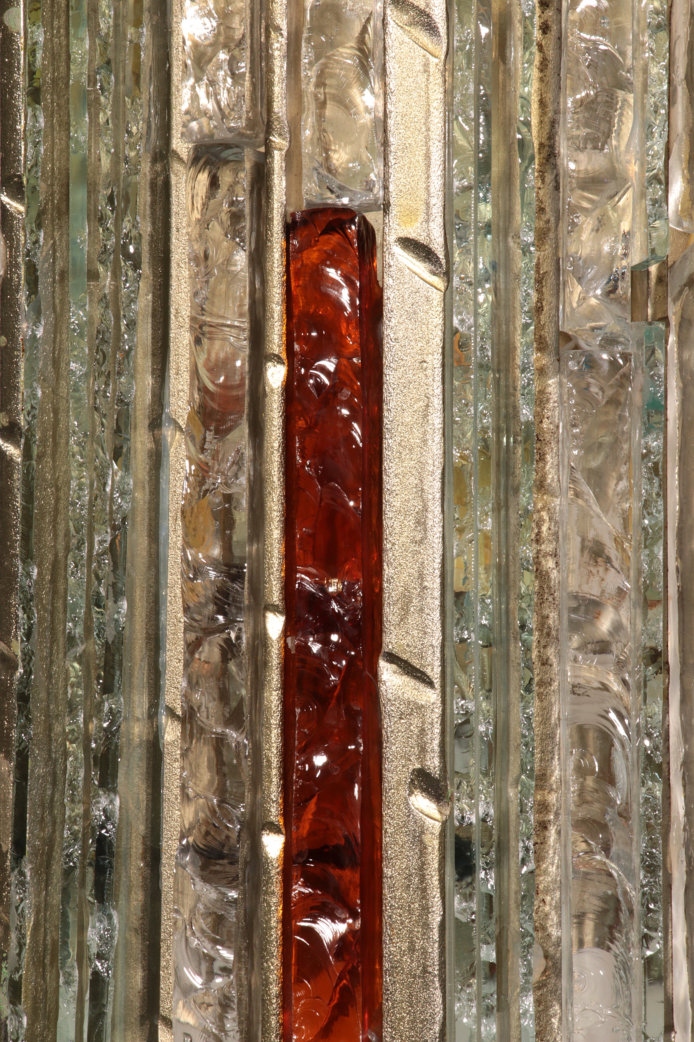 Italian Brutalist Sculptural Wall Lamp by Biancardi & Jordan for Poliarte, 1970s