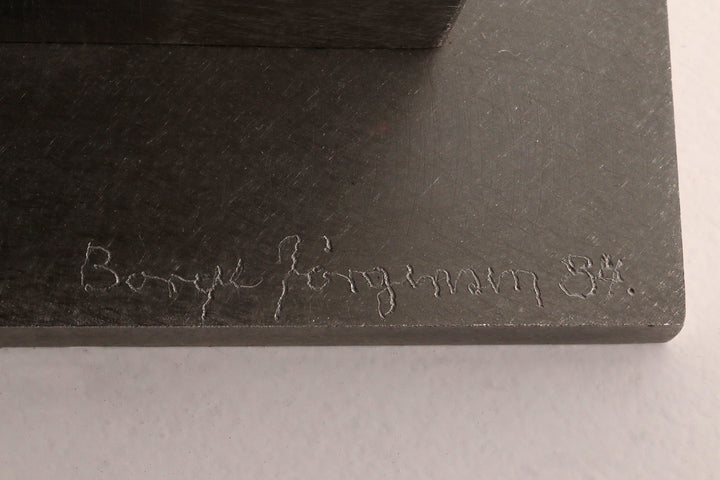Børge Jørgensen Sculpture made of polished steel 1984 1/1