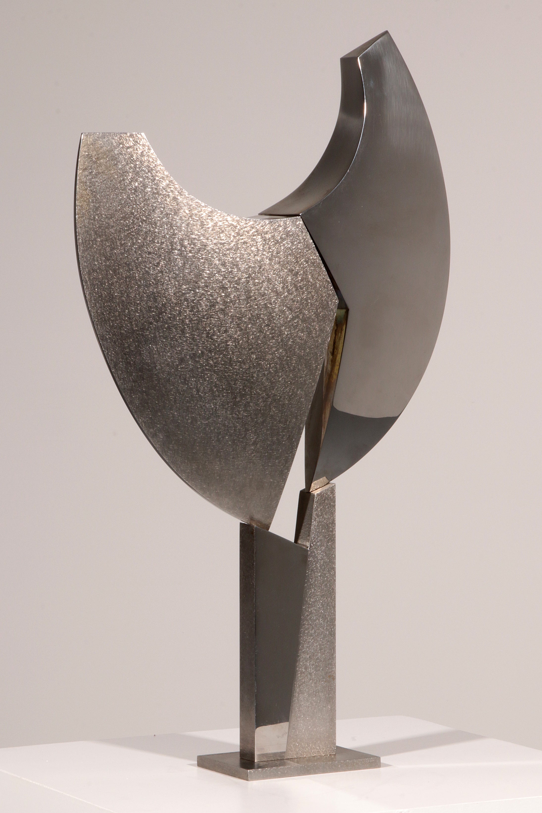 Børge Jørgensen Sculpture made of polished steel 1984 1/1