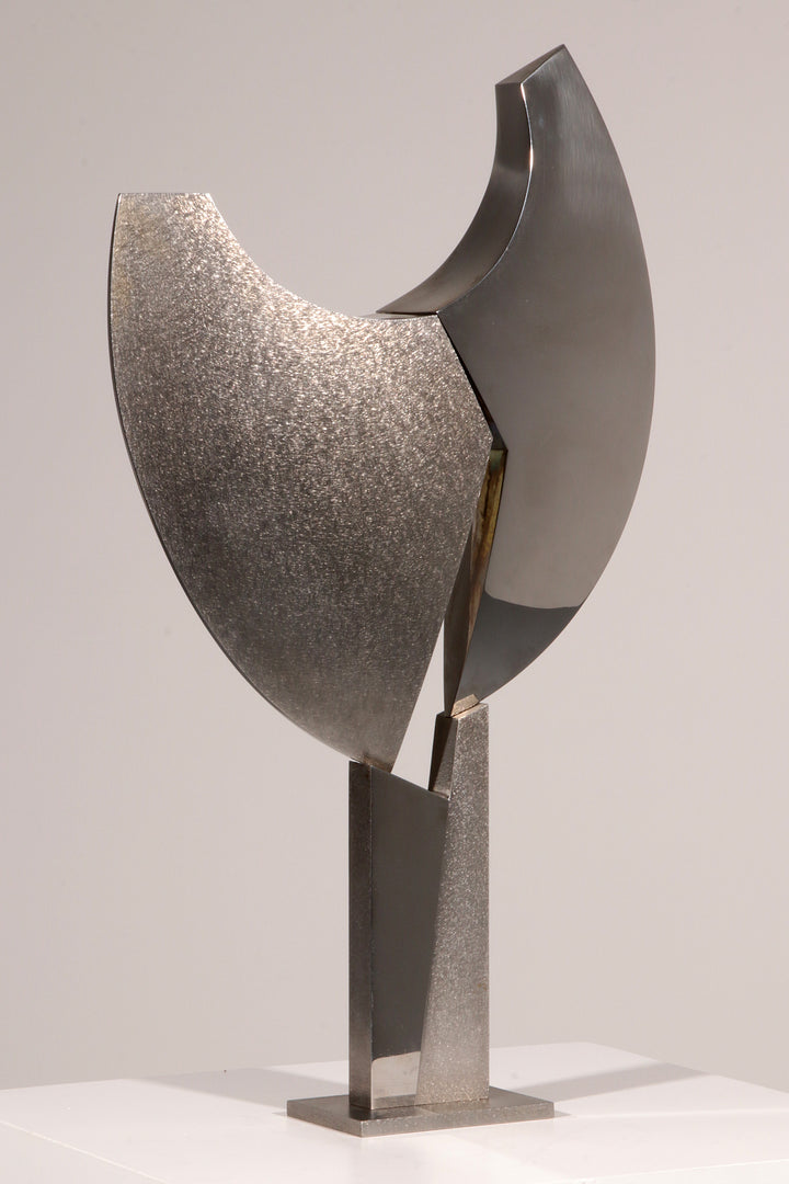 Børge Jørgensen Sculpture made of polished steel 1984 1/1