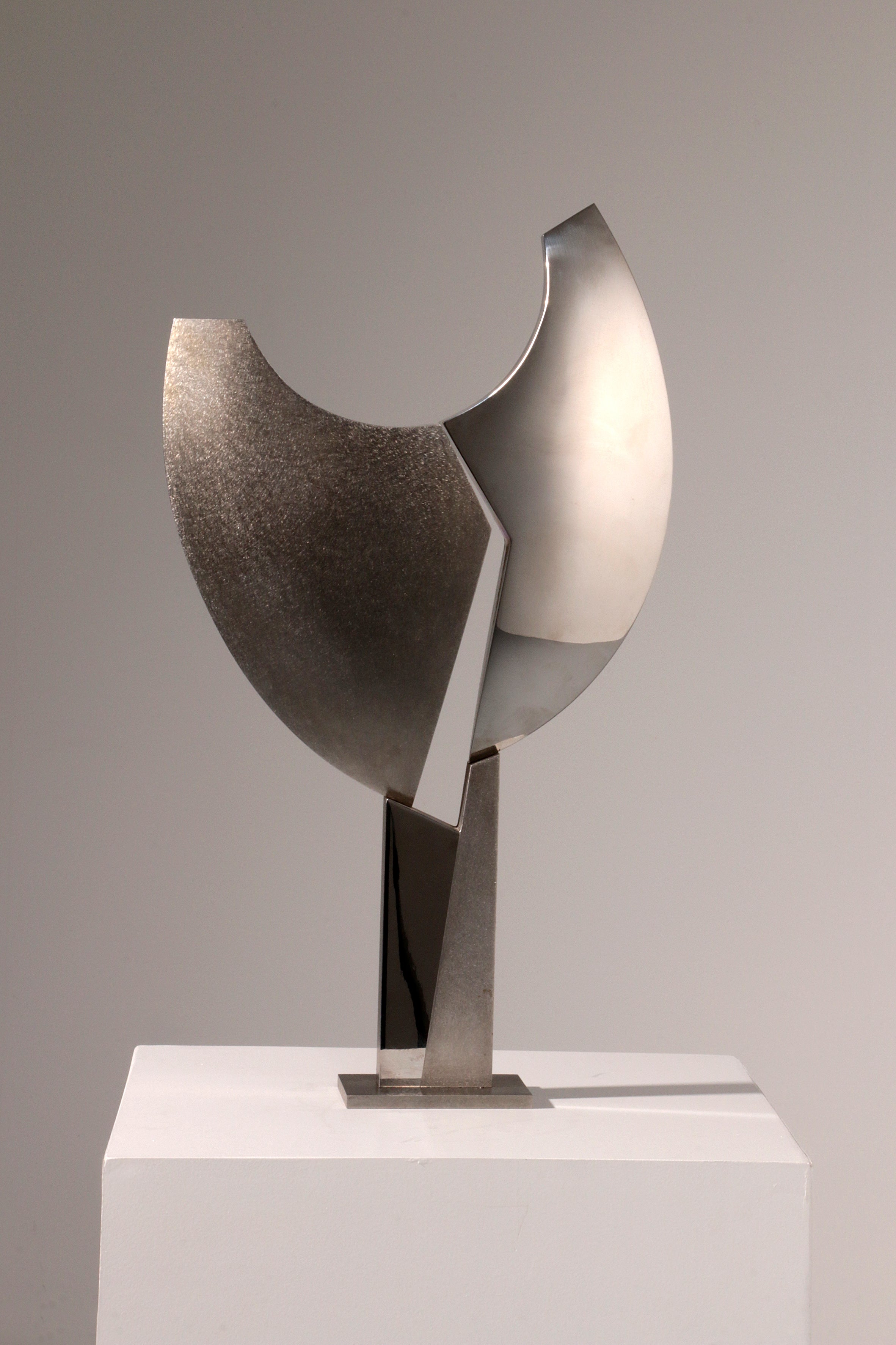 Børge Jørgensen Sculpture made of polished steel 1984 1/1