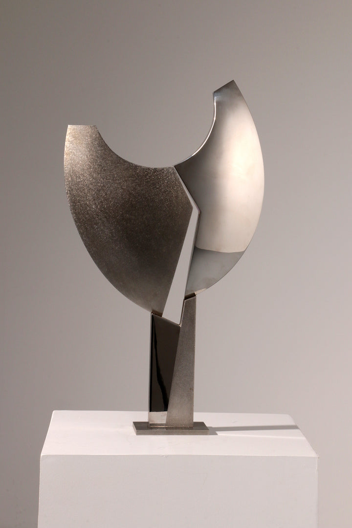 Børge Jørgensen Sculpture made of polished steel 1984 1/1