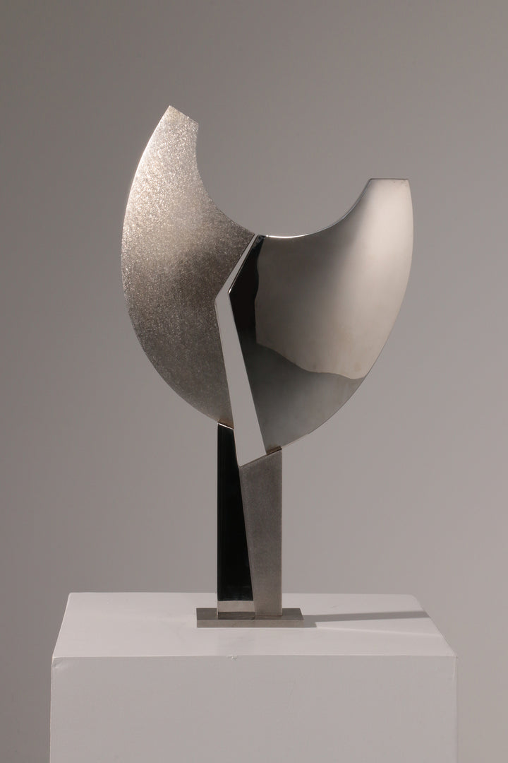 Børge Jørgensen Sculpture made of polished steel 1984 1/1