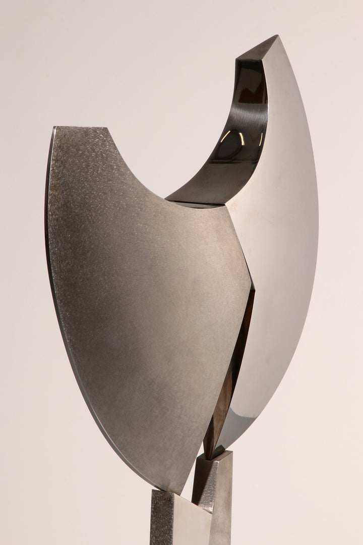 Børge Jørgensen Sculpture made of polished steel 1984 1/1