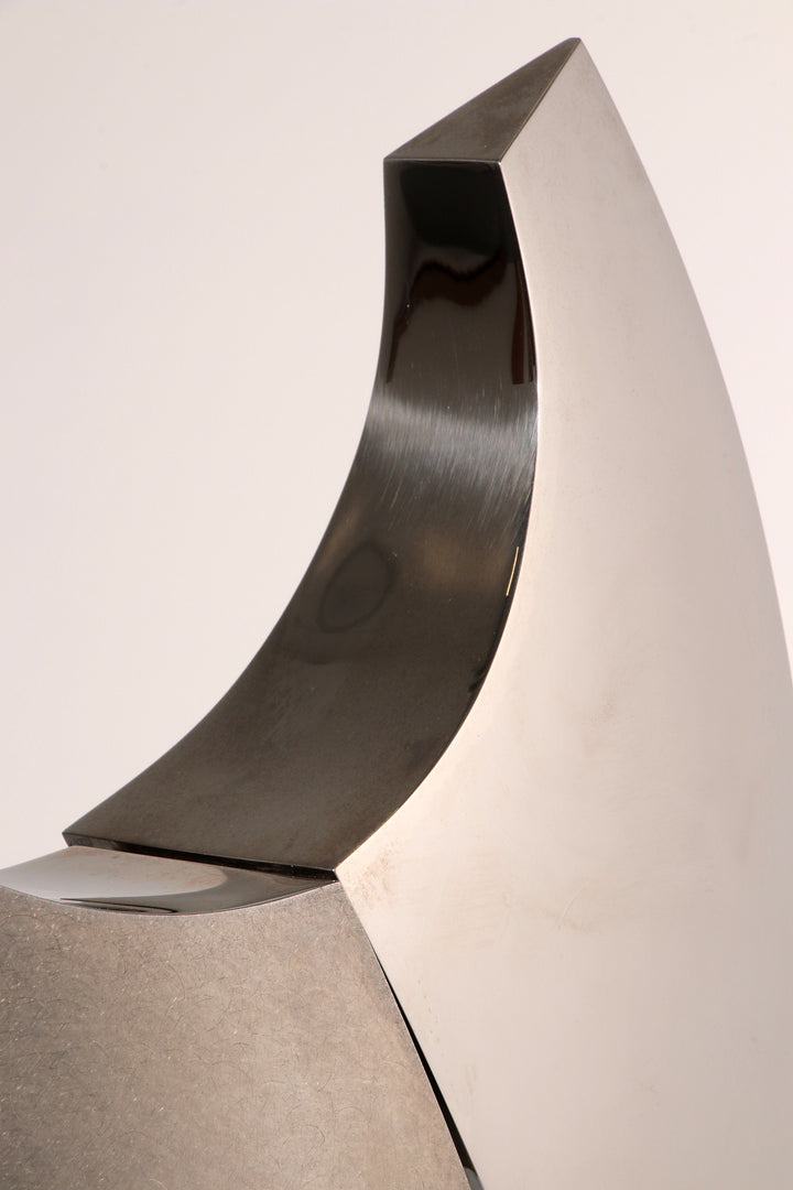Børge Jørgensen Sculpture made of polished steel 1984 1/1