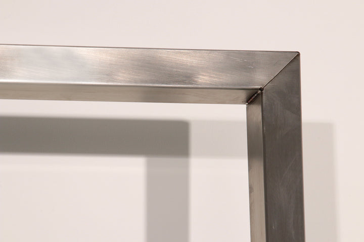 Peter Ghyczy 1970 Corner Cabinet – Iconic Stainless Steel and brass Model R16