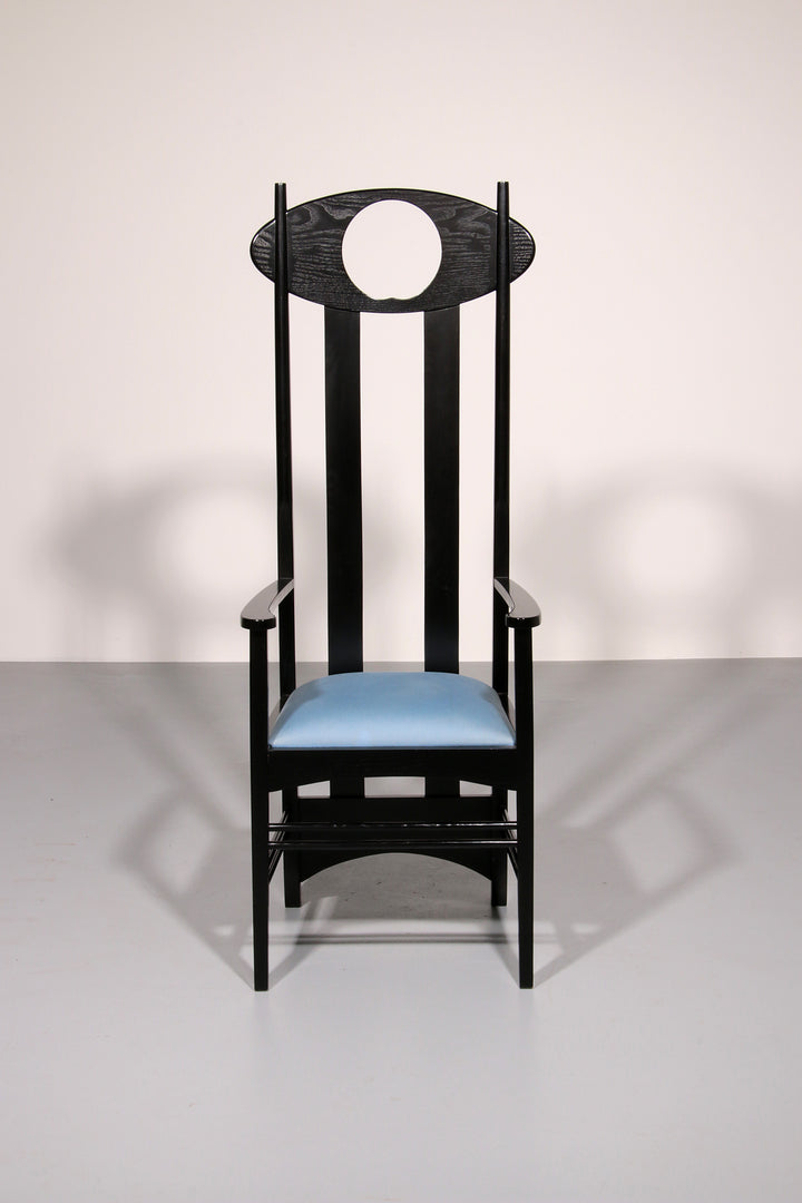 Charles Rennie Mackintosh High Back Chair Italy