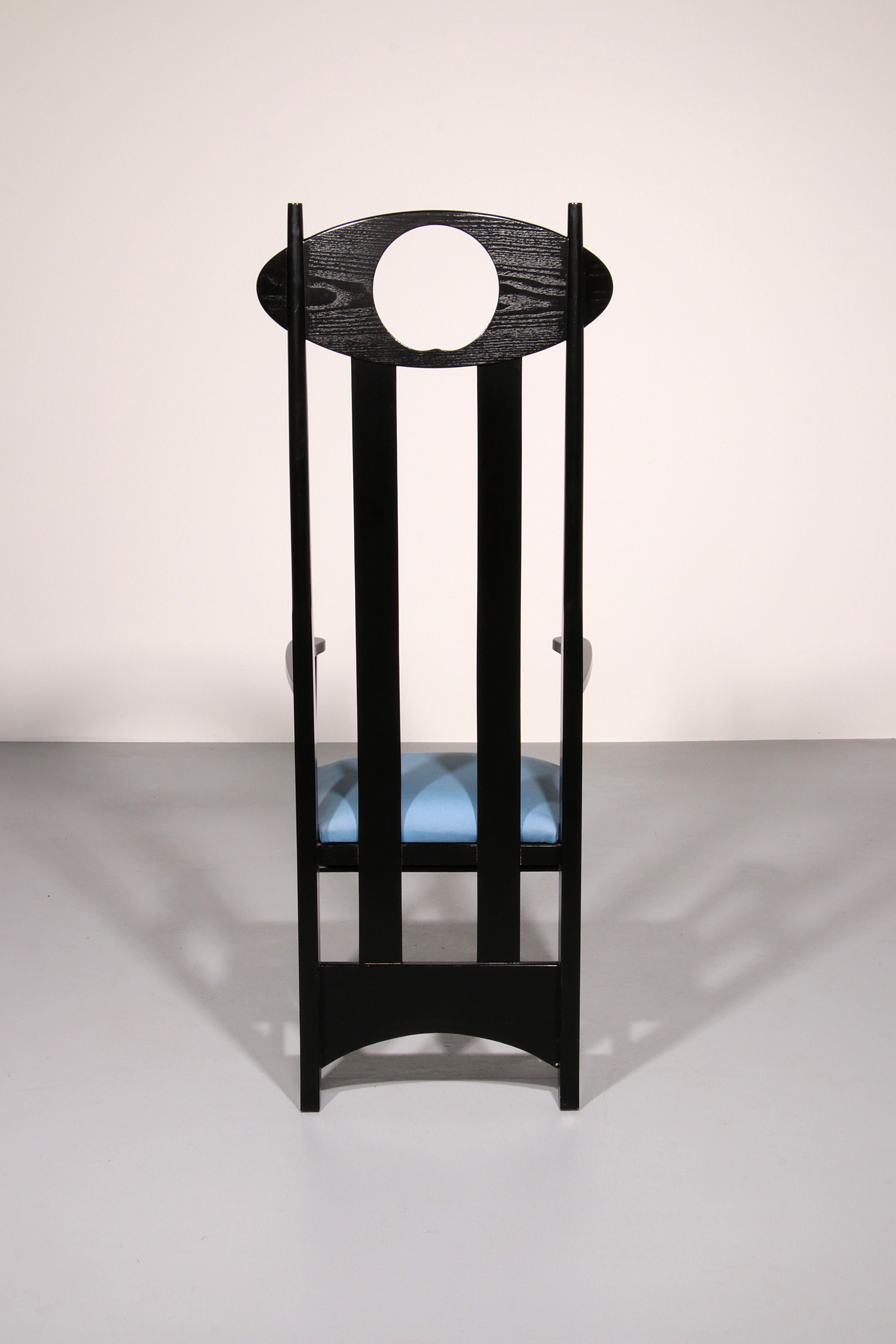 Charles Rennie Mackintosh High Back Chair Italy
