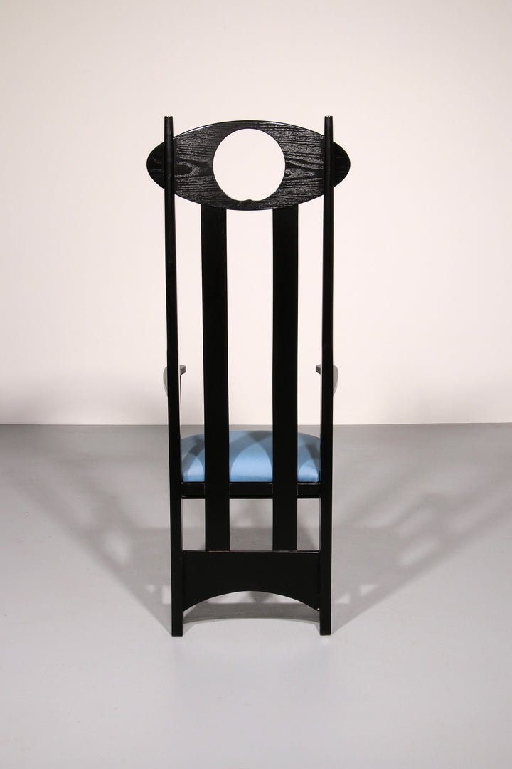 Charles Rennie Mackintosh High Back Chair Italy