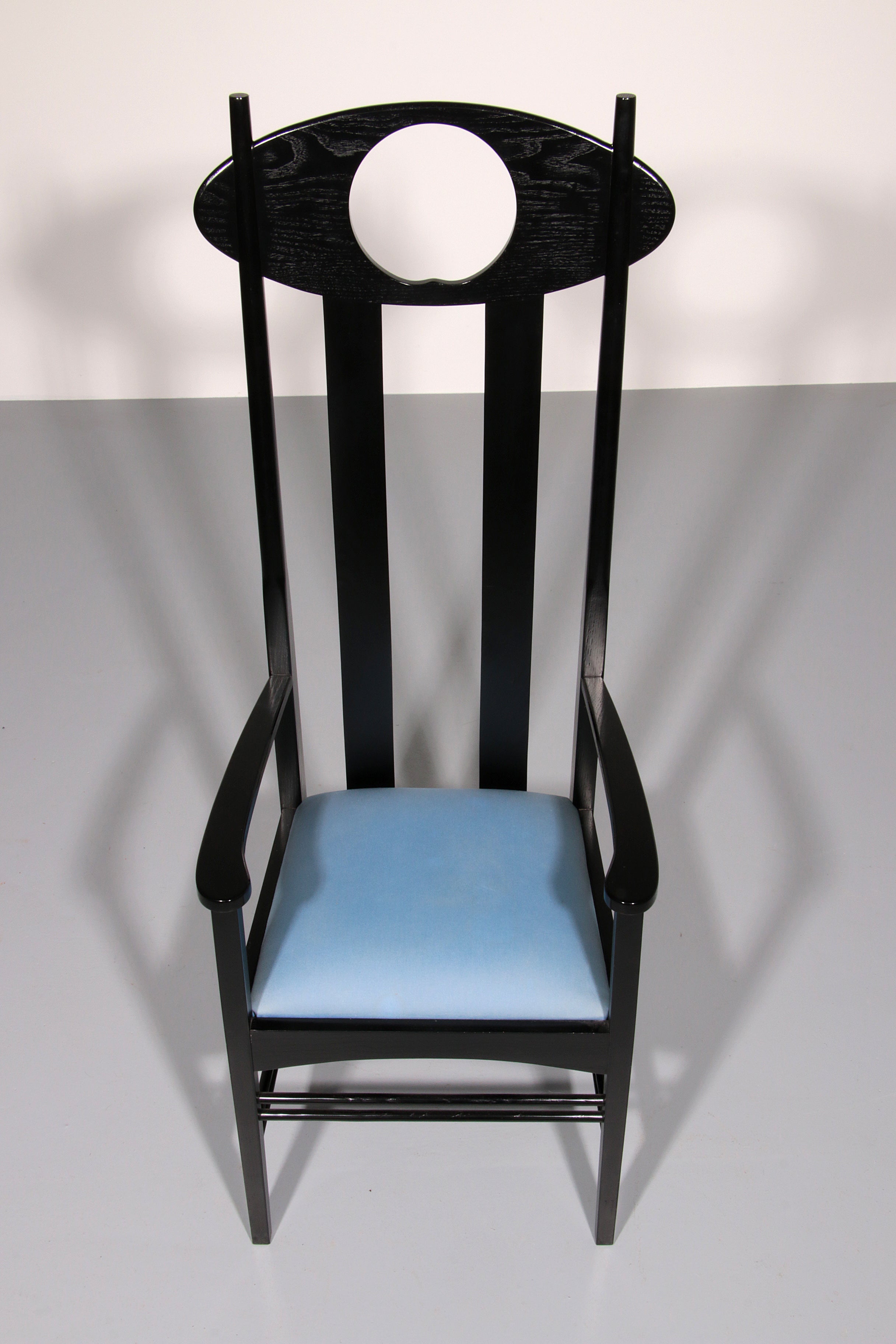 Charles Rennie Mackintosh High Back Chair Italy