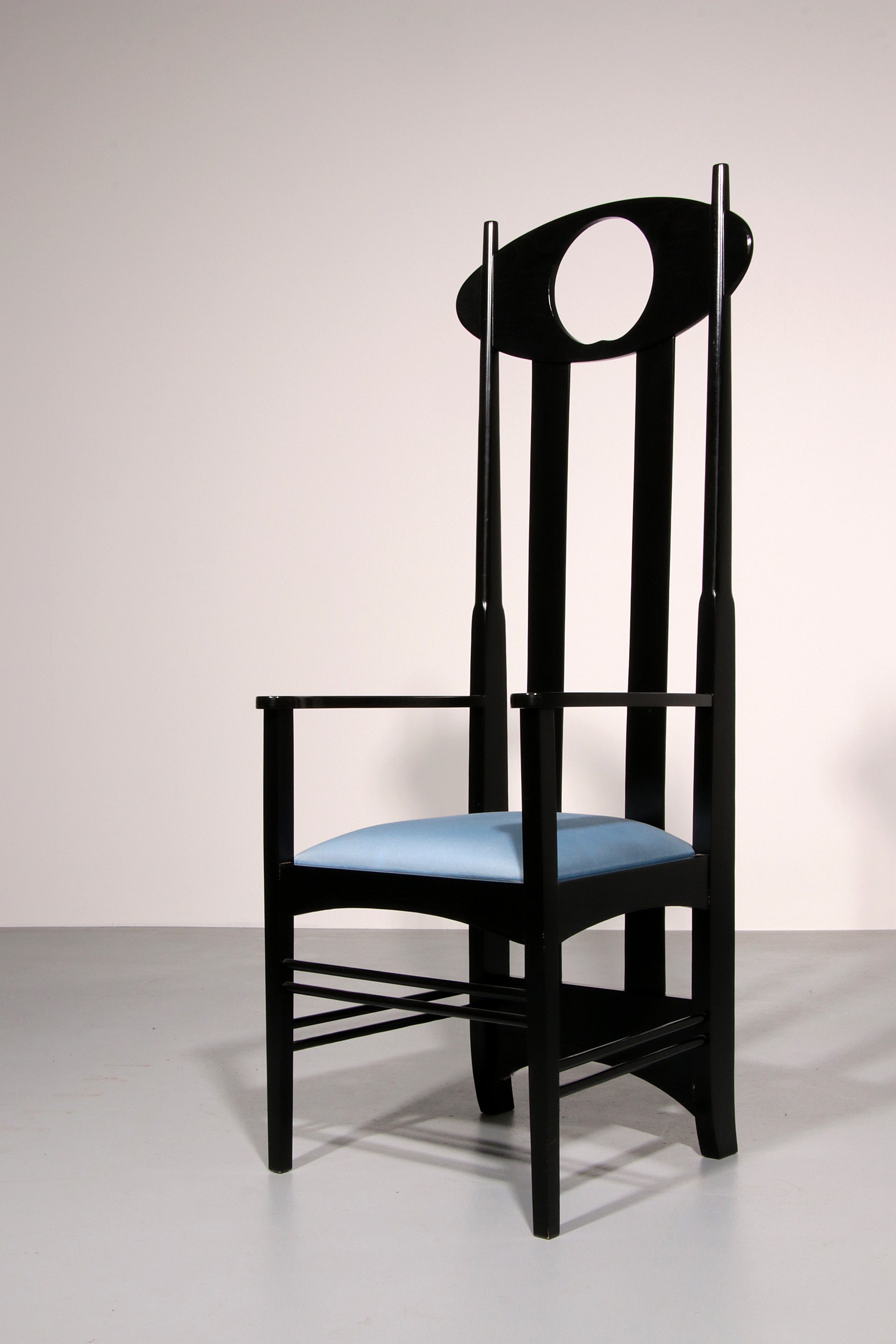 Charles Rennie Mackintosh High Back Chair Italy