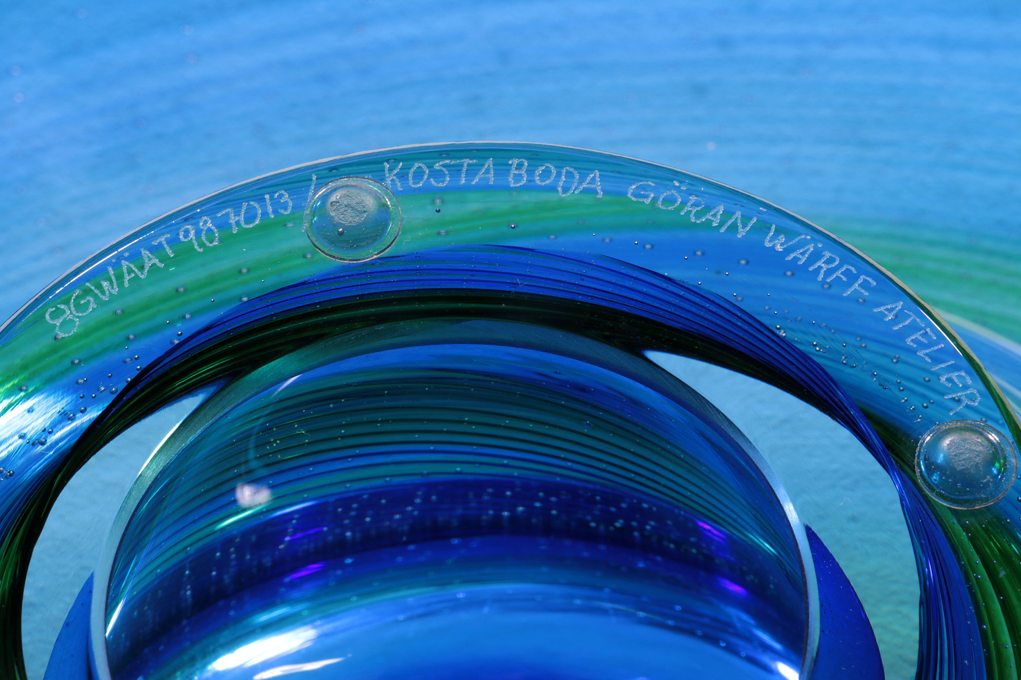 Vision Blue by Kosta Boda — A Masterpiece of Scandinavian Crystal Art