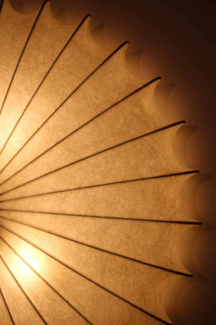 Sculptural Cocoon Light – Mid-Century Goldkant Wall & Ceiling Lamp by Friedel Wauer