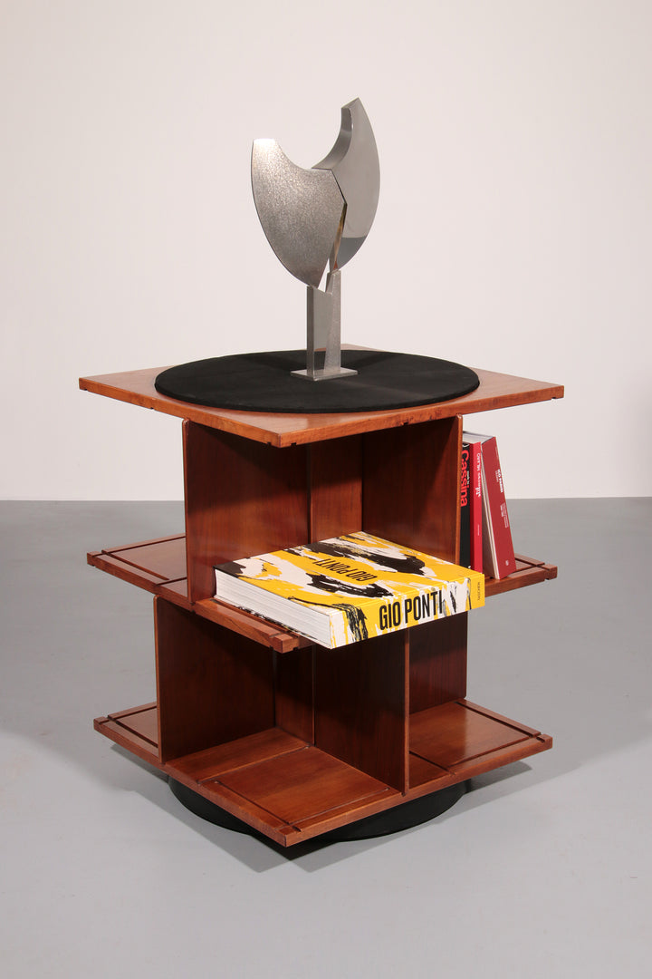 Gianfranco Frattini revolving modular bookcase model 823,1963 Italy