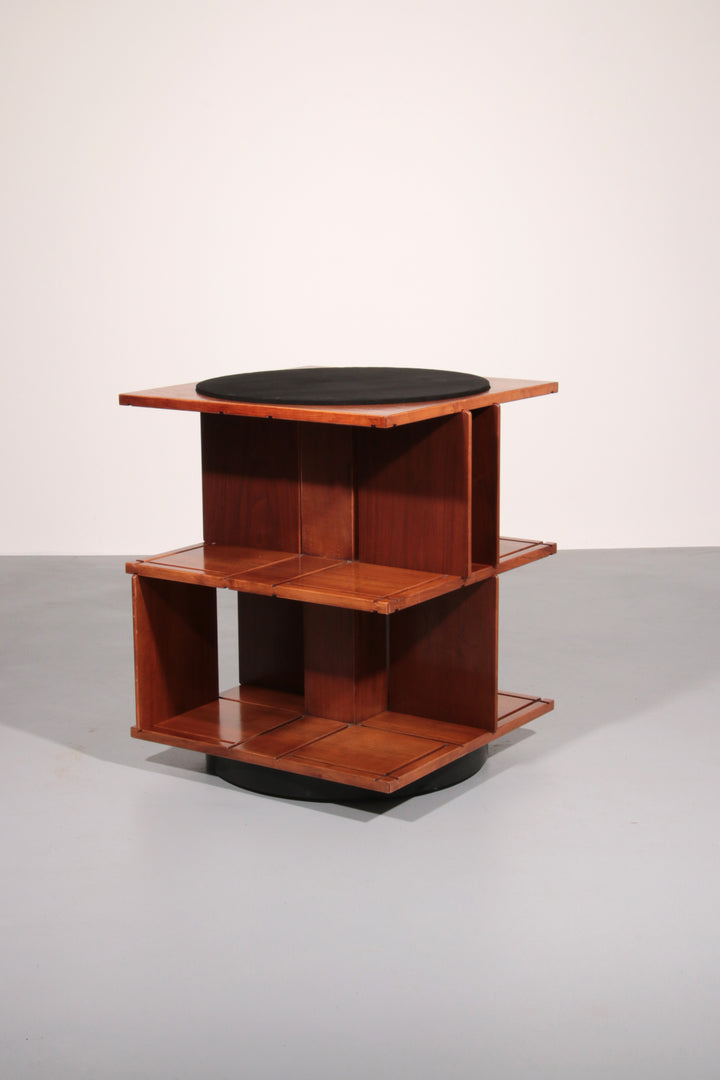 Gianfranco Frattini revolving modular bookcase model 823,1963 Italy