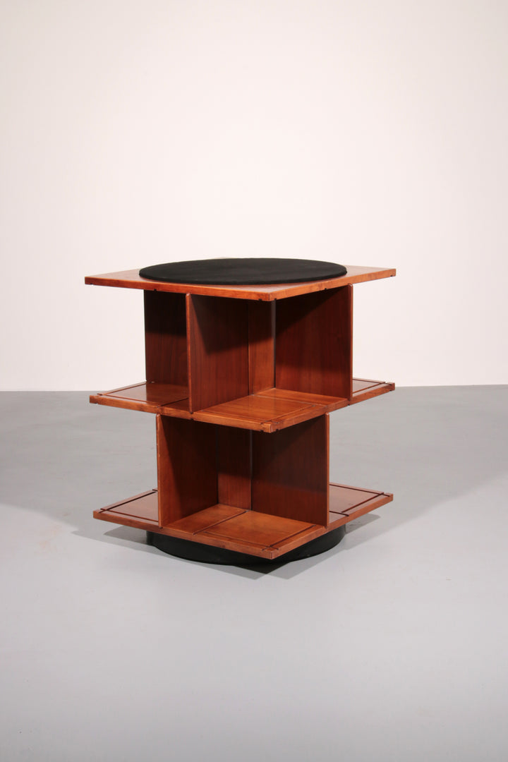 Gianfranco Frattini revolving modular bookcase model 823,1963 Italy