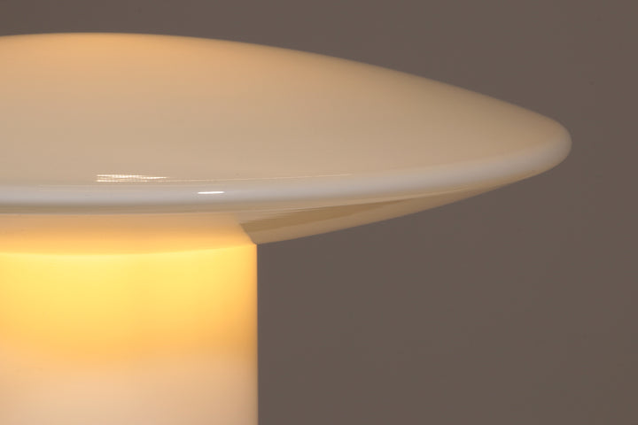 Glass Mushroom Table Lamp attributed to Peill & Putzler, Germany, 1970s
