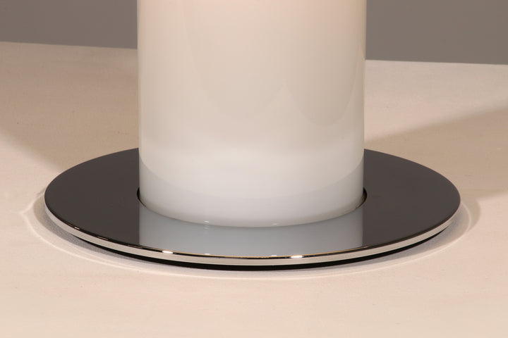 Glass Mushroom Table Lamp attributed to Peill & Putzler, Germany, 1970s