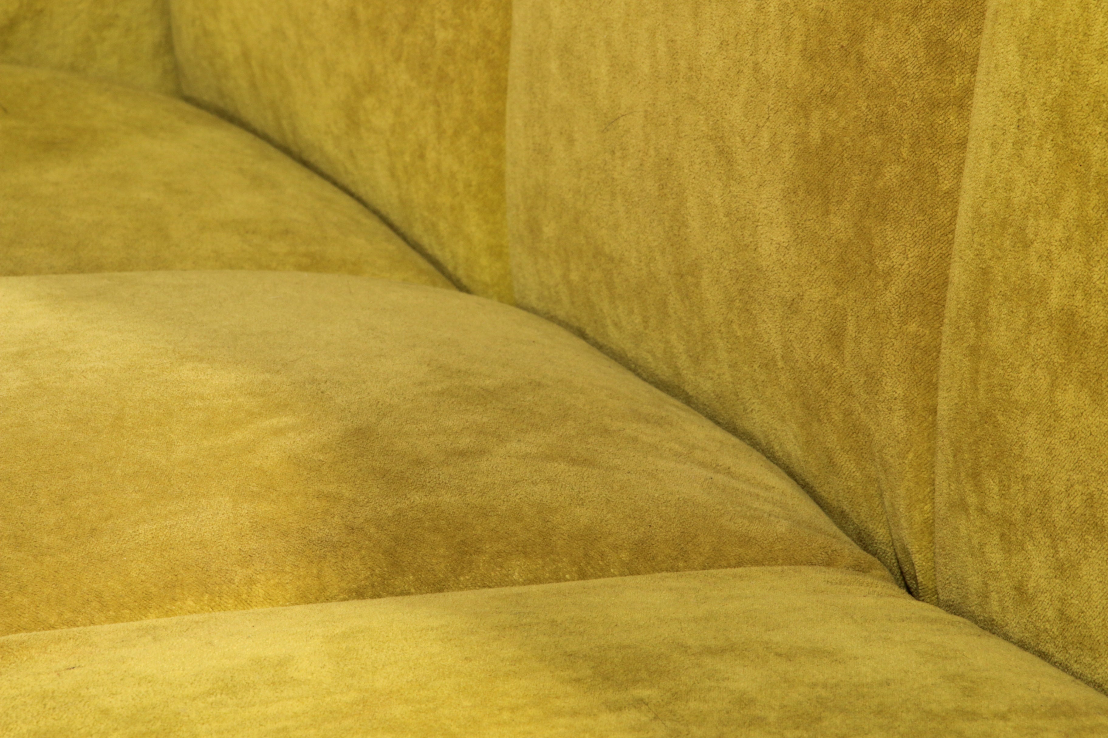  modular sofa modulaire elementen bank ‘green/lime velvet’