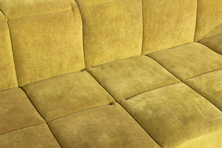  modular sofa modulaire elementen bank ‘green/lime velvet’
