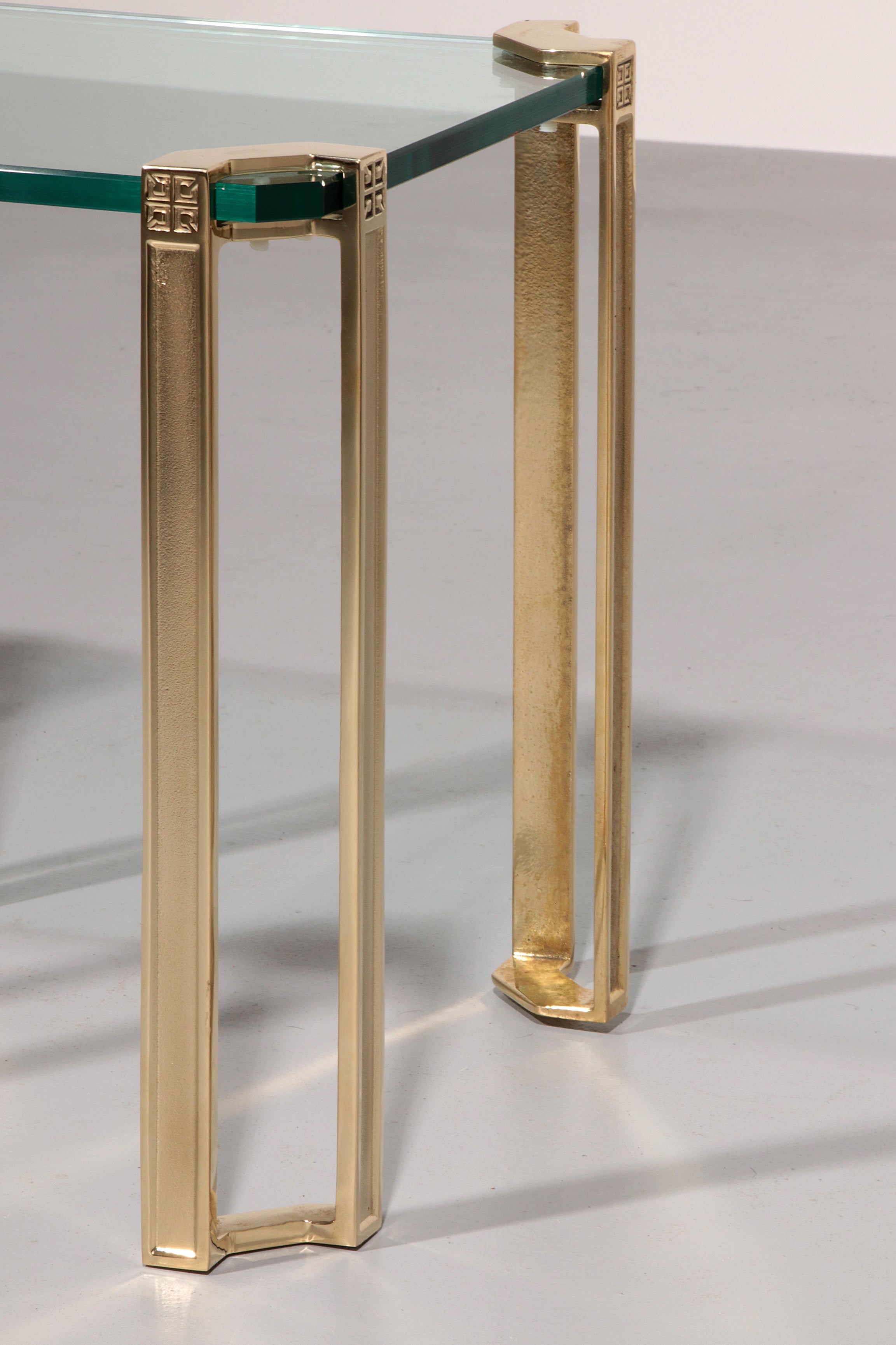 Peter Ghyczy High-Gloss Brass T24 Side Tables, 1970s ( 40x40x45 )