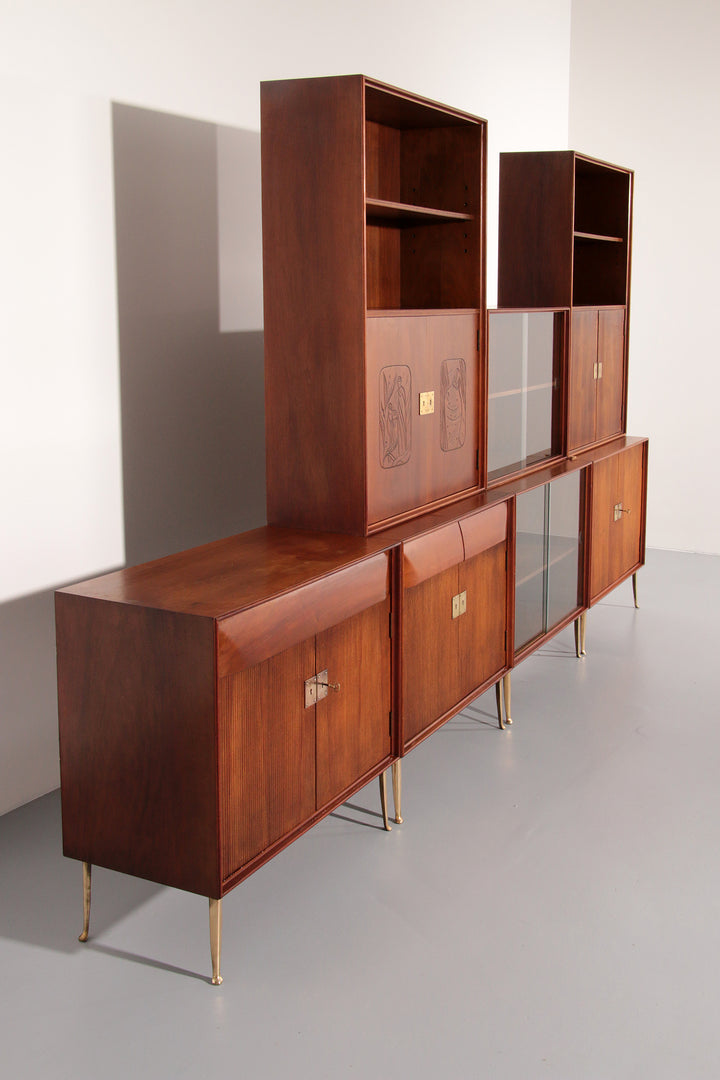 Modular Wall System – Attributed to the Circle of Ico Parisi / Vittorio Dassi