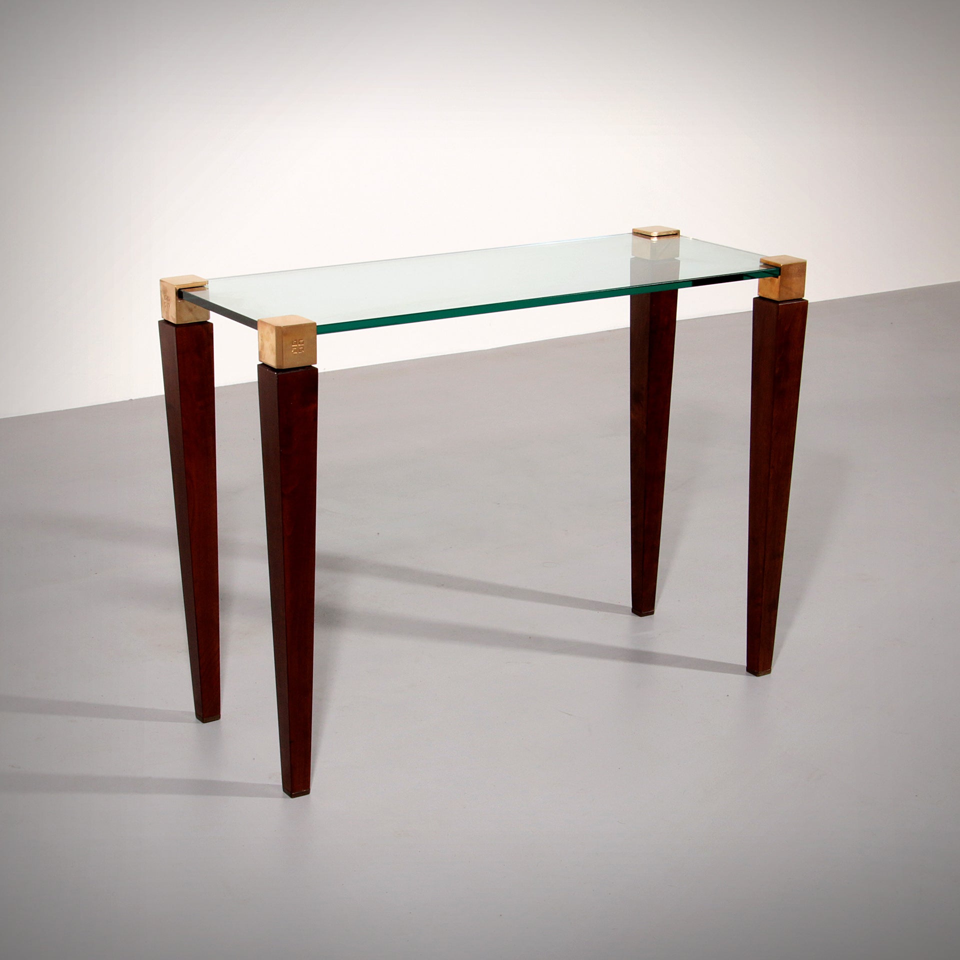 Peter Ghyzcy SideTable with Wooden Legs Model T56/2