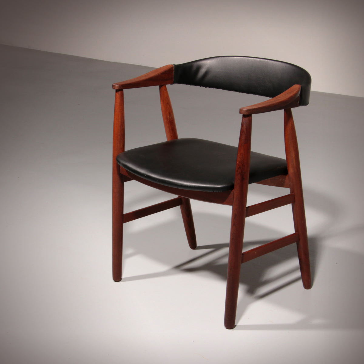 Mid-Century Danish Teak Chair by Th. Harlev for Farstrup Møbler, 1960s