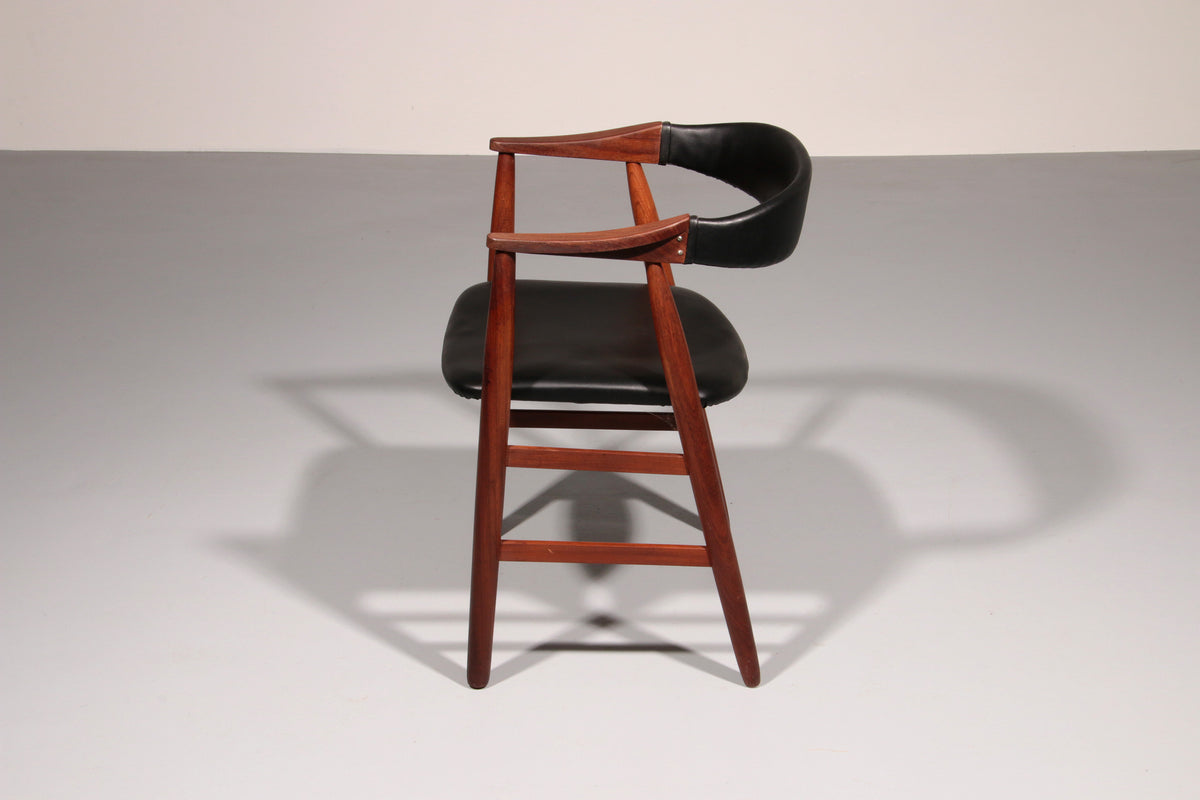 Mid-Century Danish Teak Chair by Th. Harlev for Farstrup Møbler, 1960s
