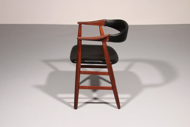 Mid-Century Danish Teak Chair by Th. Harlev for Farstrup Møbler, 1960s