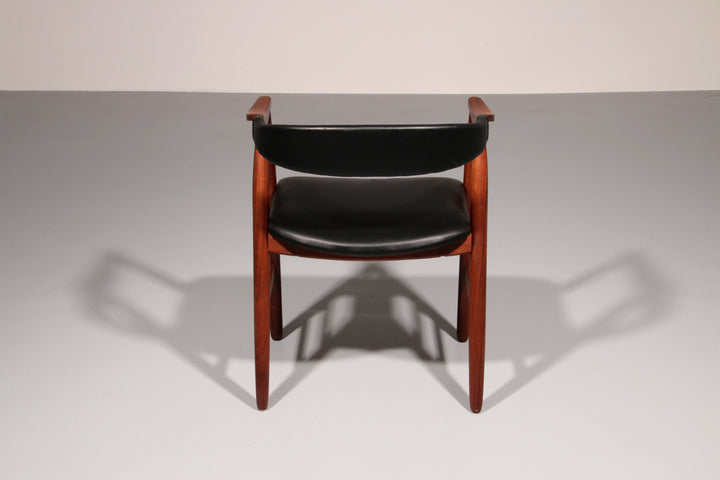 Mid-Century Danish Teak Chair by Th. Harlev for Farstrup Møbler, 1960s