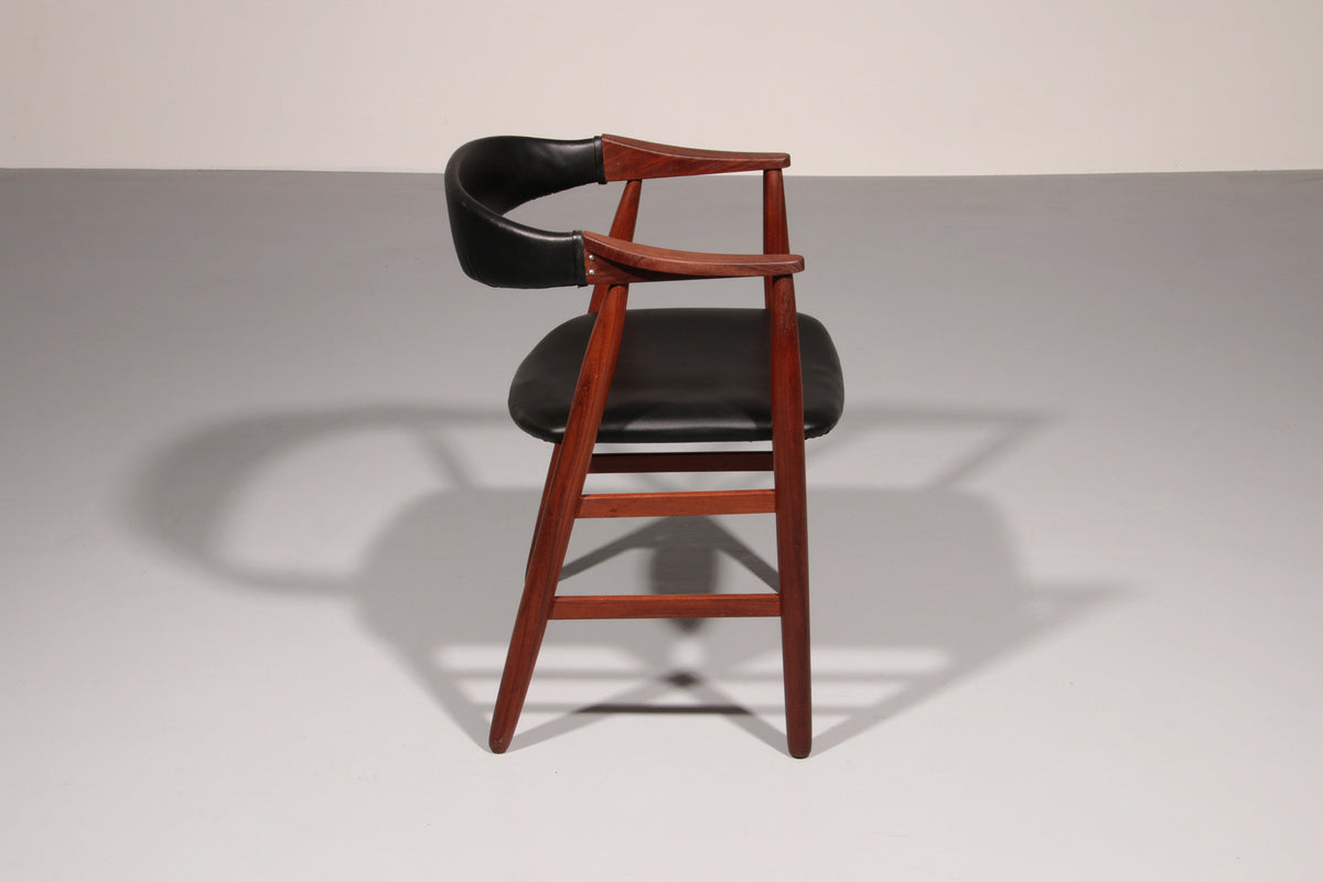 Mid-Century Danish Teak Chair by Th. Harlev for Farstrup Møbler, 1960s