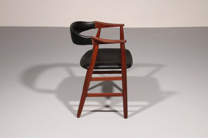 Mid-Century Danish Teak Chair by Th. Harlev for Farstrup Møbler, 1960s