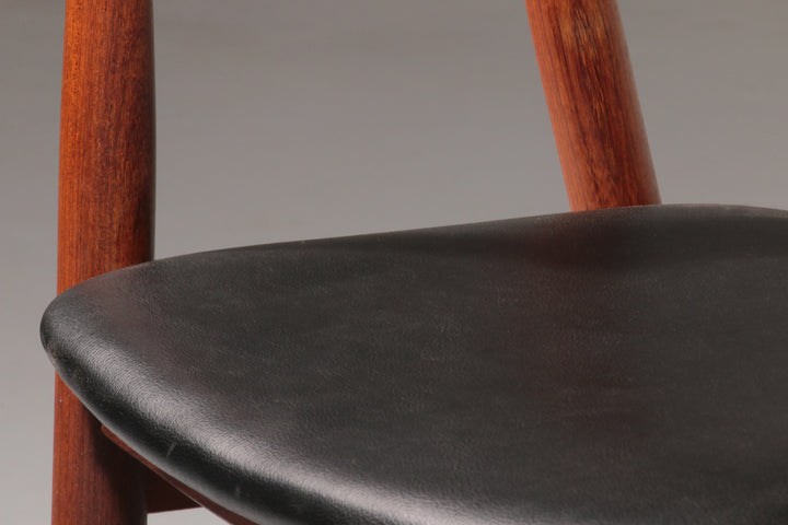 Mid-Century Danish Teak Chair by Th. Harlev for Farstrup Møbler, 1960s